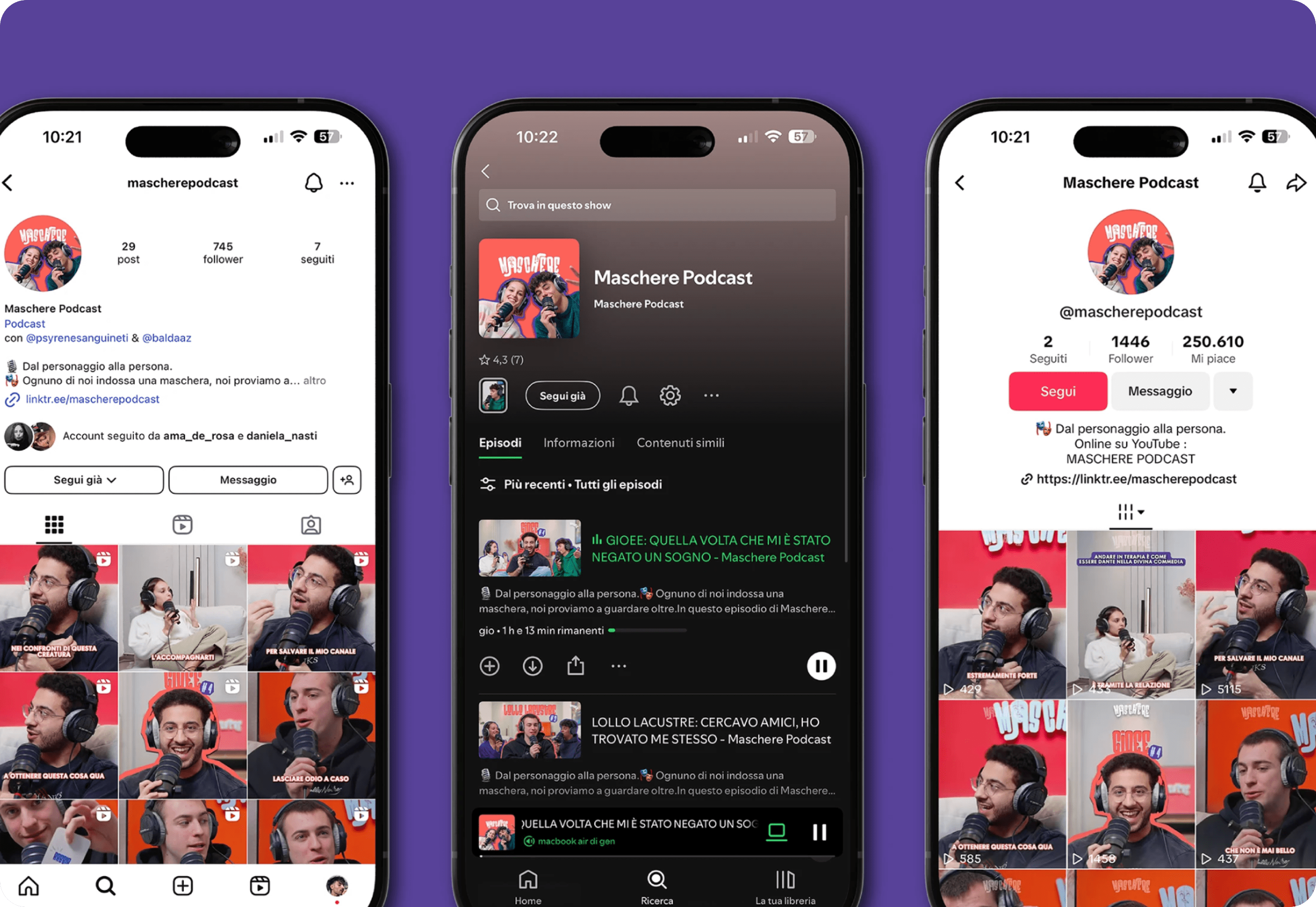Immagine 3 del progetto Maschere Podcast