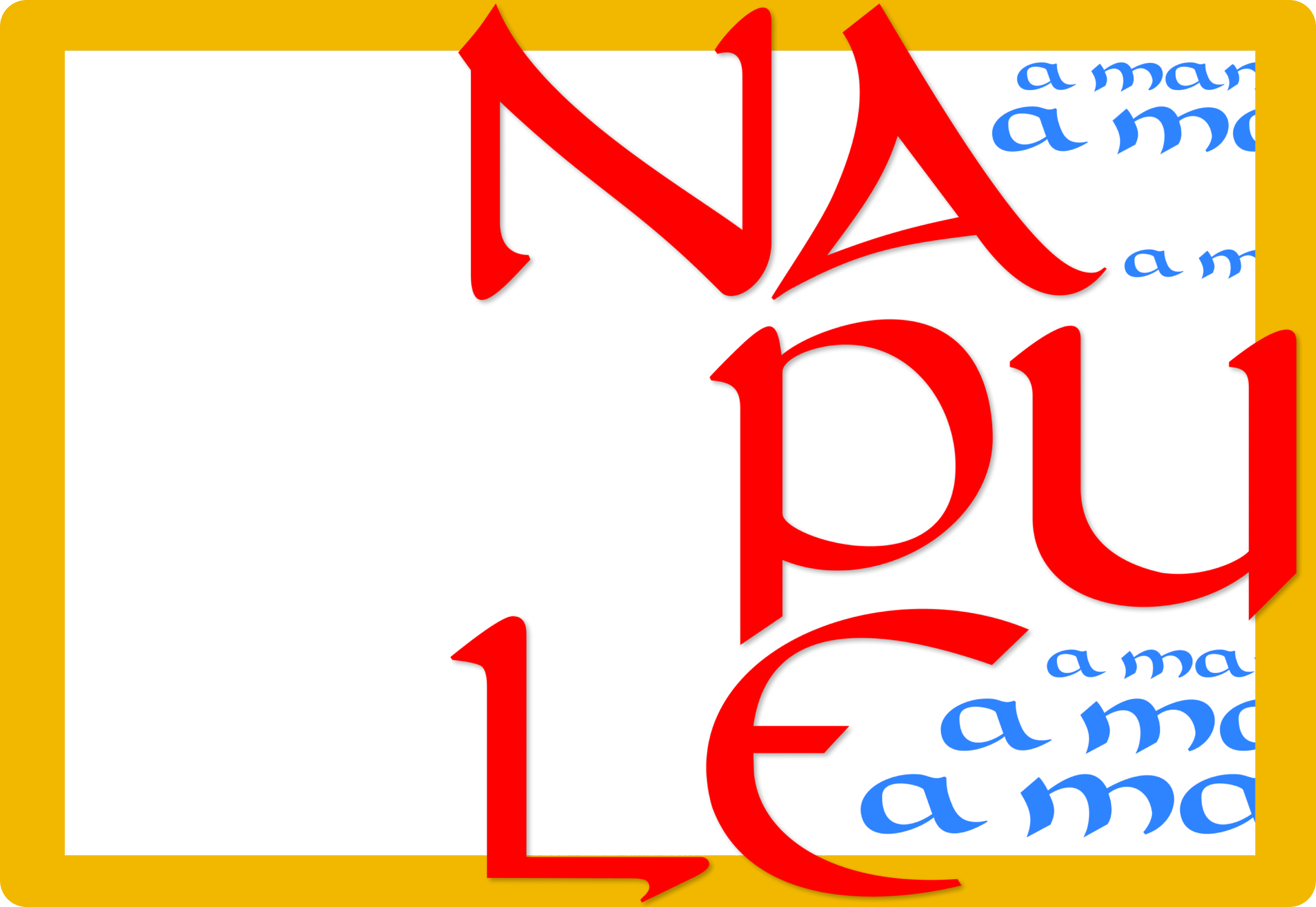 Immagine 22 del progetto Napule a Mano Font