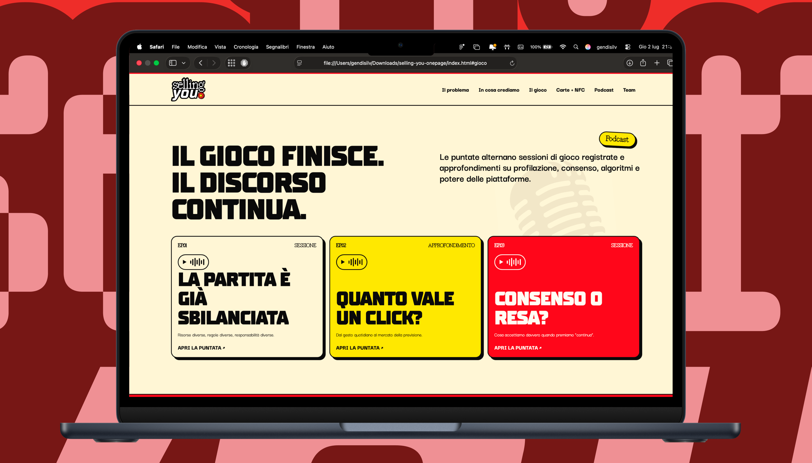 Immagine 27 del progetto Selling You